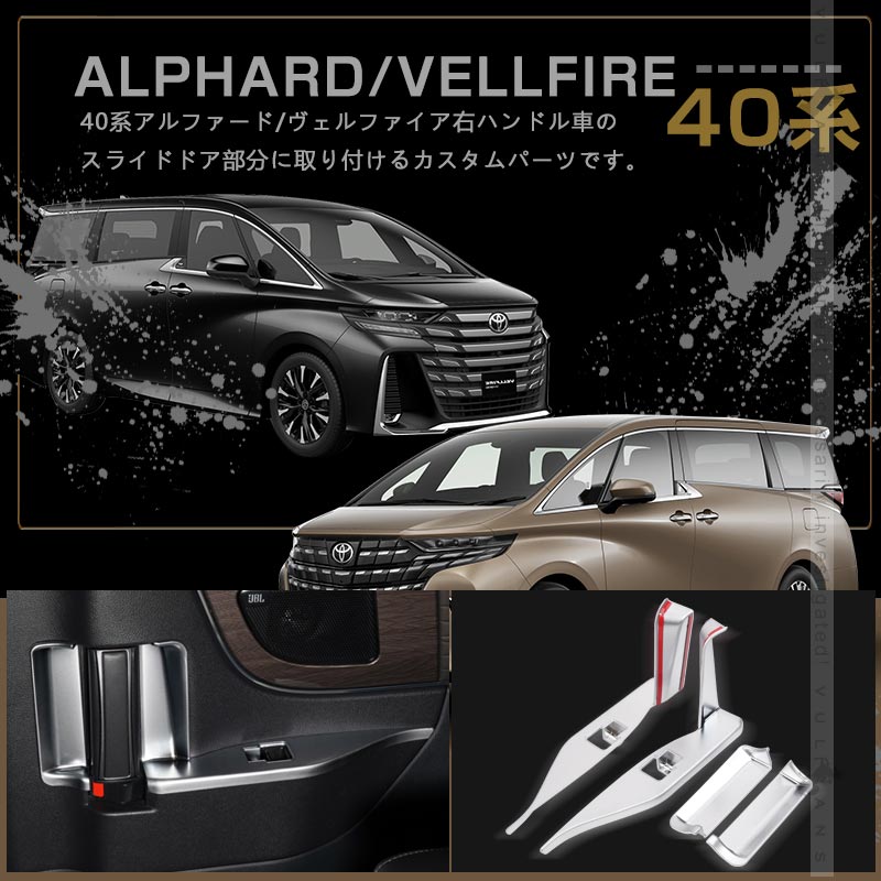 未使用　アルファード　ヴェルファイア　40 右側　202 サイドパネル　スライド 未使用 アルファード ヴェルファイア 40 右側 202 サイドパネル
