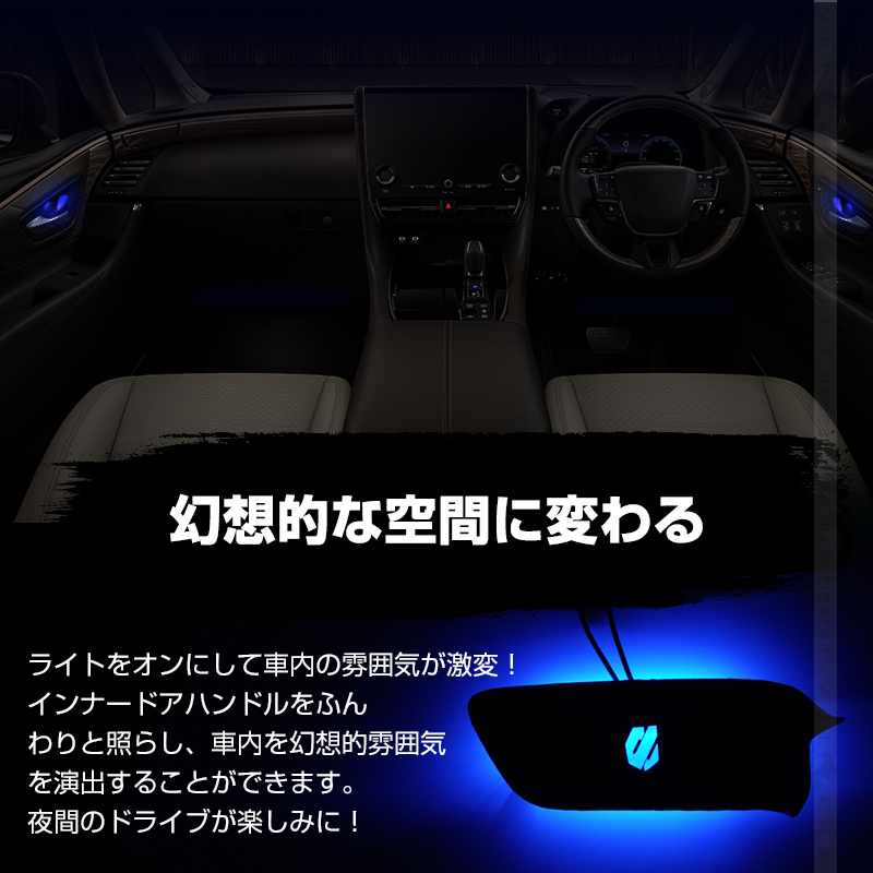 Vulcans アルファード 40系 ヴェルファイア インナードアハンドルLED
