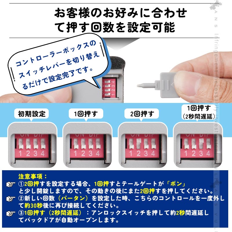 「僅か1分で簡単設置」アルファード ヴェルファイア30系 前期/後期 パワーバックドアオープンキット リアゲート 電動オープン 自動開閉 トランクオープン