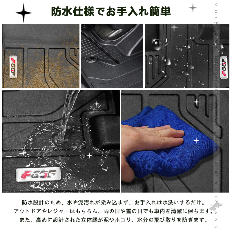 Vulcans 2点で300円OFFクーポンあり】NBOX JF5 JF6 カスタム 3Dフロア