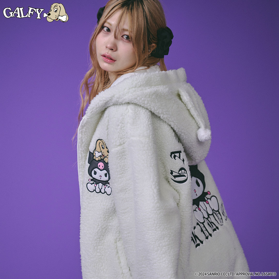 GALFYコラボ ダルメシアンビックパーカー DUALISM × GALFY(デュアリズム×ガルフィー) パーカー GALFY