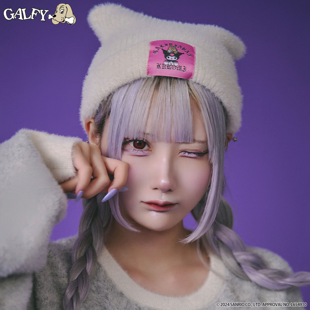 GALFY×KUROMI】ふわふわシャギーニット | OUR BRAND,GALFY