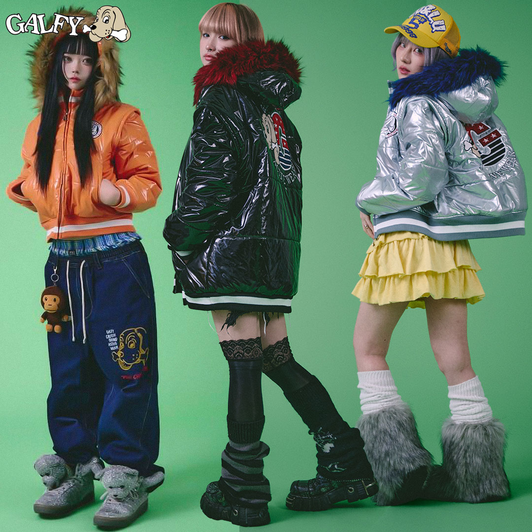 GALFY（ガルフィー） アメカジお兄のエモウソダウン 144019 #20 BLACK