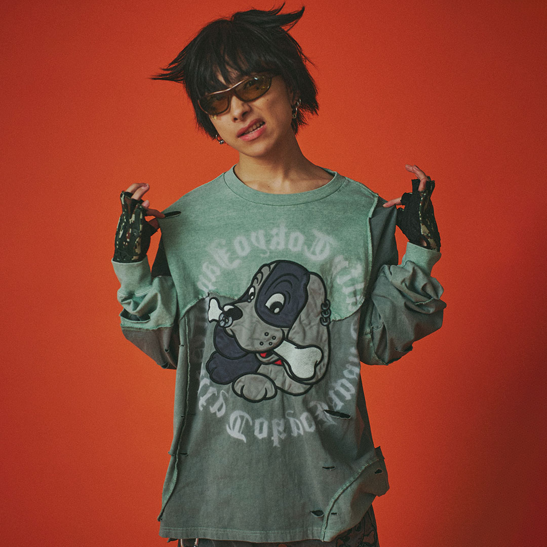 GALFY ガルフィー ツギハギゾンビロンTee Tシャツ L 中型犬 XL