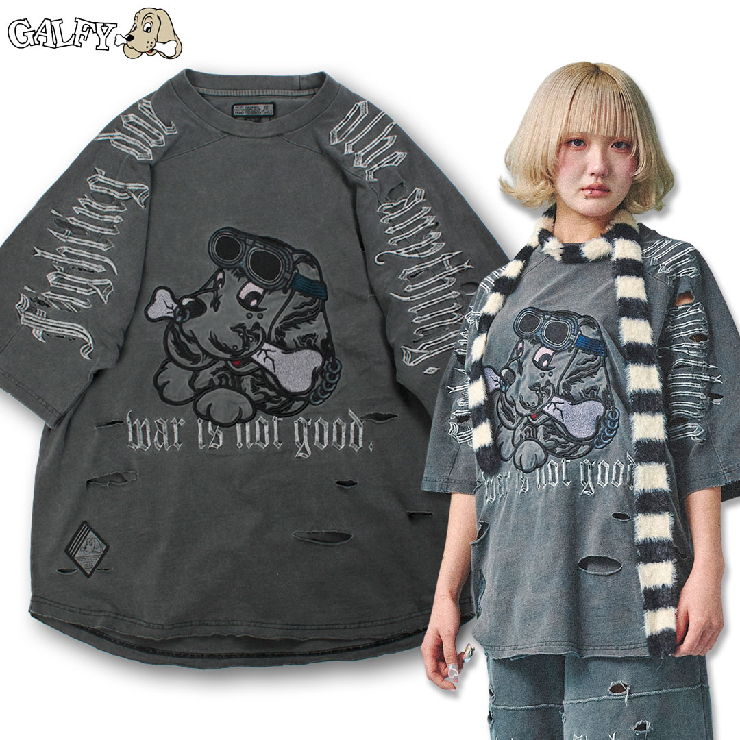 GALFY ガルフィー 病みに染まりしTシャツ 大型犬 GALFY】病みに染まりしTシャツ | OUR BRAND,GALFY | PRESSING