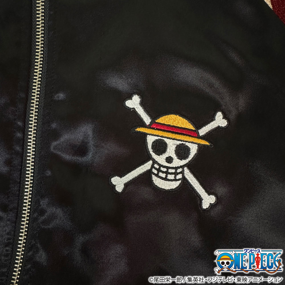 絡繰魂 粋 ワンピース ONEPIECE コラボ スカジャン ルフィvs ルッチ