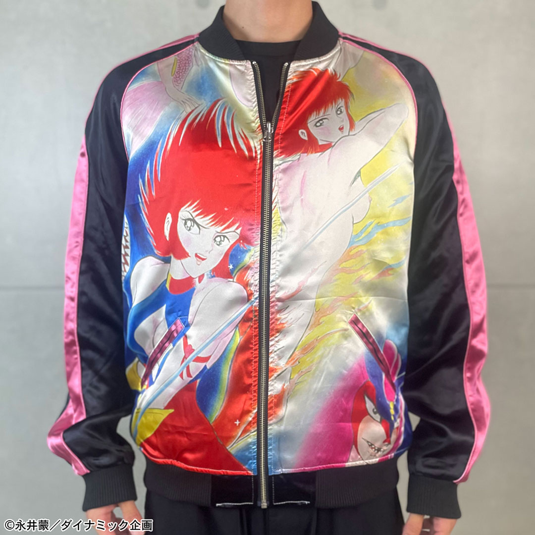 queenbee 花魁(小) 絡繰魂 × キューティーハニー 花魁 リバ−シブル スカジャン 261006