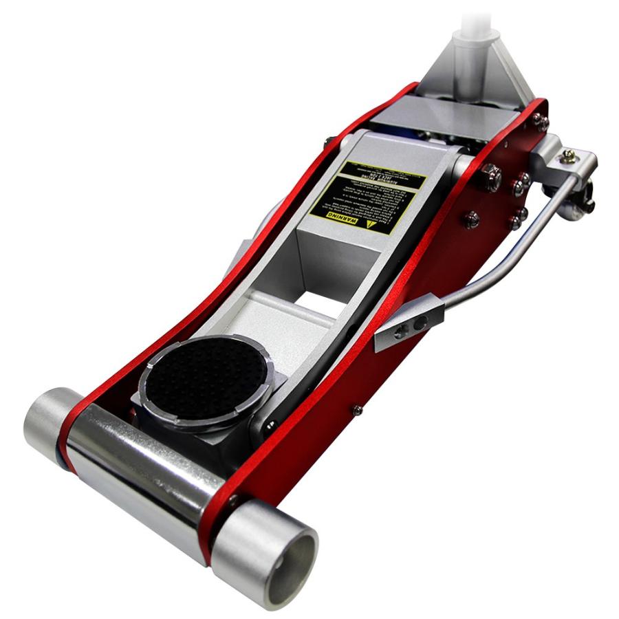 ガレージジャッキ　油圧式　ジャッキ　車修理　手動　自動車　ローダウン　メンテナンス　3t　95mm　アップ　WEIMALL　デュアルポンプ式　ジャッキ