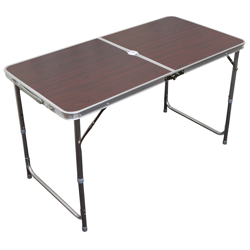 MERMONT アウトドアテーブル ローテーブル 6色 折り畳み式 アルミ レジャーテーブル 高さ3段階調整 パラソル穴付き 軽量 キャンプ BBQ｜w-class｜03