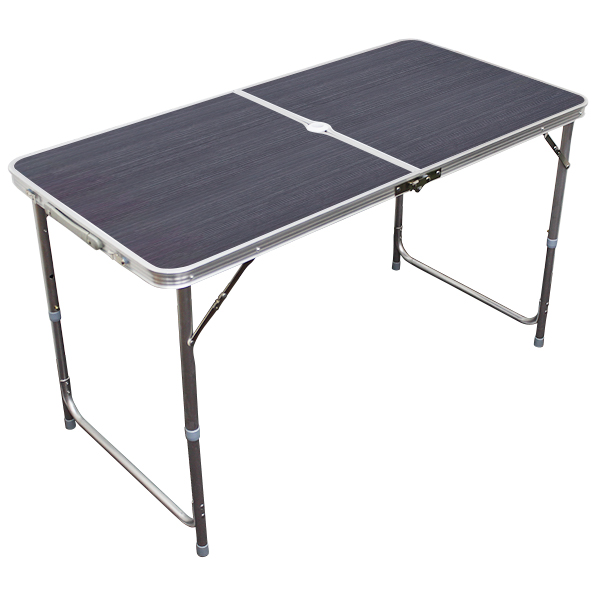 MERMONT アウトドアテーブル ローテーブル 6色 折り畳み式 アルミ レジャーテーブル 高さ3段階調整 パラソル穴付き 軽量 キャンプ BBQ｜w-class｜05