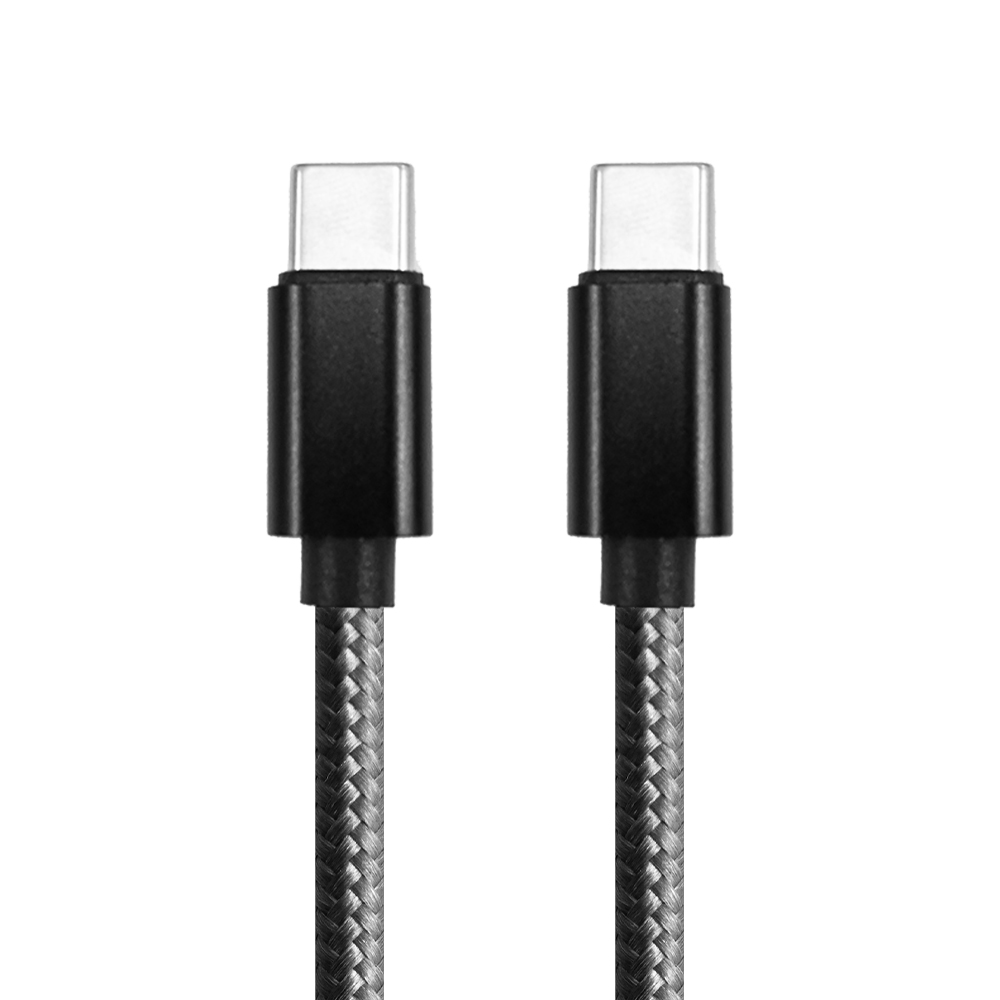 iPhone15 充電ケーブル 2本セット Type-C to Type-C 充電器 タイプC 急速充電 25cm 50cm 1m 1.5m 断線防止 高性能チップ USB ナイロン編み | WEIMALL | 01