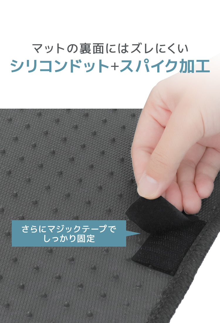 ダイハツ　ハイゼットカーゴ／ピクシスバン　多目的フロアマット ブラック 合成皮革 mat060-b4.jpg