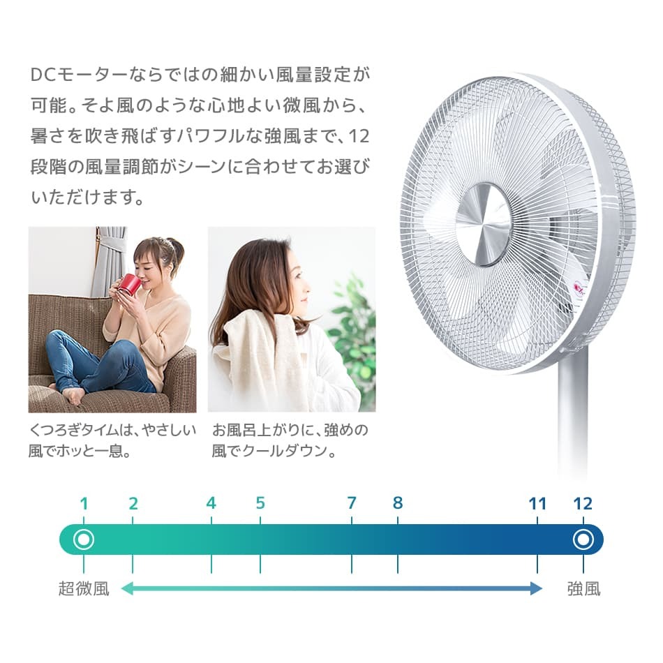 リビング扇風機 DCモーター 静音 7枚羽 35cm リモコン付 省エネ 12段階調整 ECOモード おやすみモード クラシカル 一年保証  WEIMALL : nba005wh : W-CLASS - 通販 - Yahoo!ショッピング