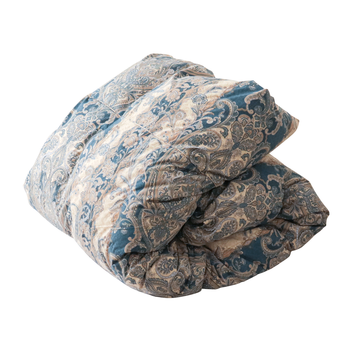 羽毛布団 掛け布団 キング 冬用 羽毛掛け布団 暖かい 日本製 ホワイトダックダウン93% 30マス立体キルト ロイヤルゴールドラベル 抗菌 防臭 防カビ 無地 | WEIMALL | 01