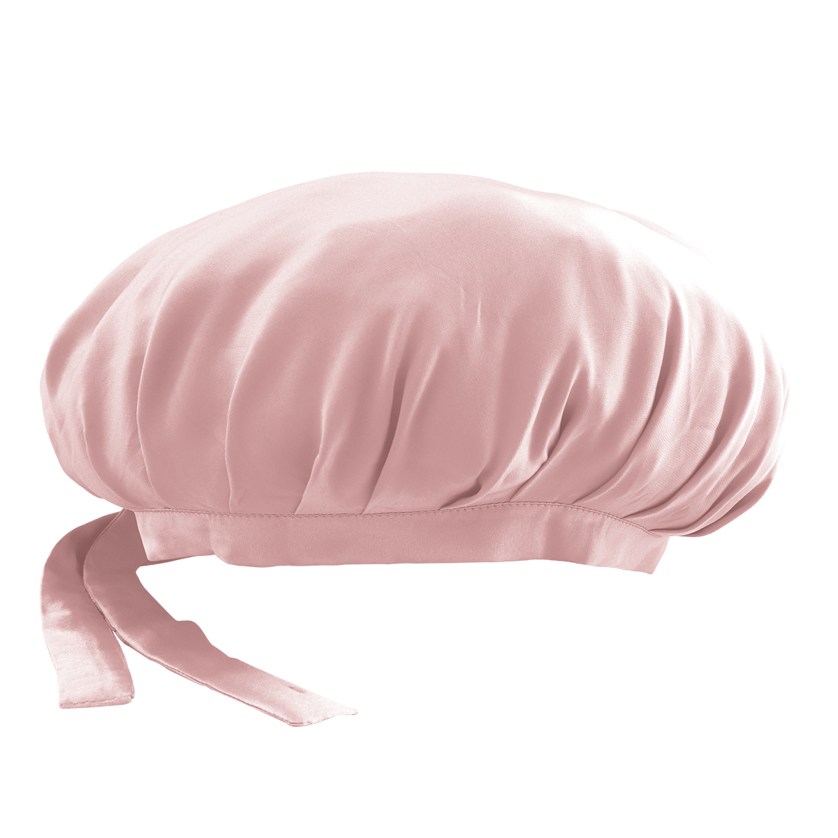 ナイトキャップ シルク リボン付 シルクナイトキャップ ヘアケアキャップ ルームウエア ロング 就寝用 睡眠 美髪 ダメージケア 保湿 パサつき かわいい おしゃれ | WEIMALL | 05