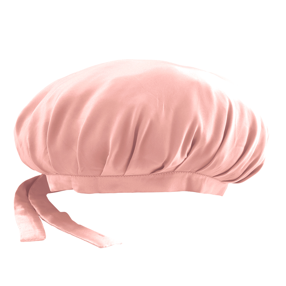 ナイトキャップ シルク リボン付 シルクナイトキャップ ヘアケアキャップ ルームウエア ロング 就寝用 睡眠 美髪 ダメージケア 保湿 パサつき かわいい おしゃれ | WEIMALL | 06