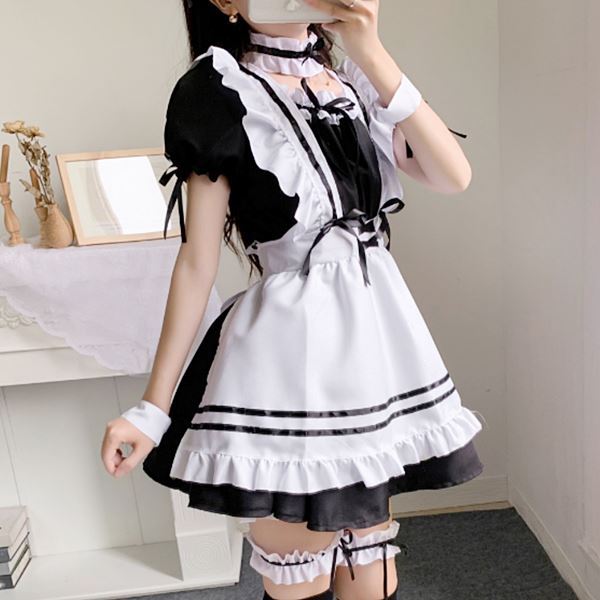 大きいサイズ コスプレ 衣装 メイド エプロン メイド服 メイドカフェ