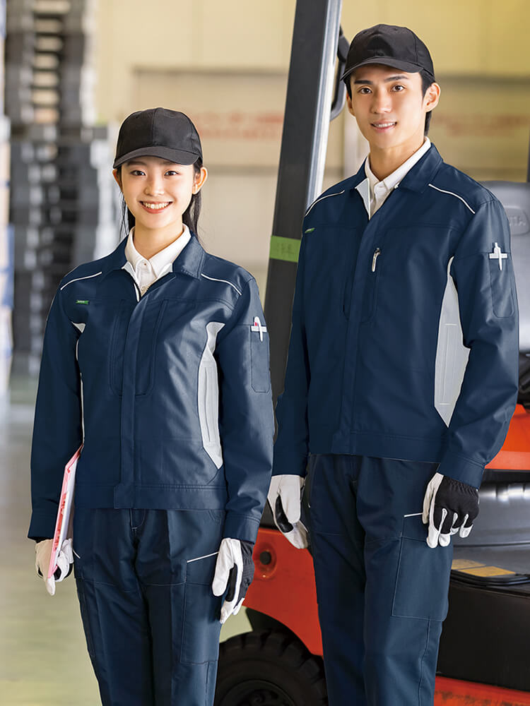アイトス 作業服 AITOZ 長袖ブルゾン AZ-3530 4L 春夏 帯電防止