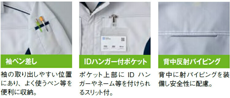 アイトス 作業服 上下セット AITOZ 長袖シャツ AZ-3535 4L ＆ カーゴ