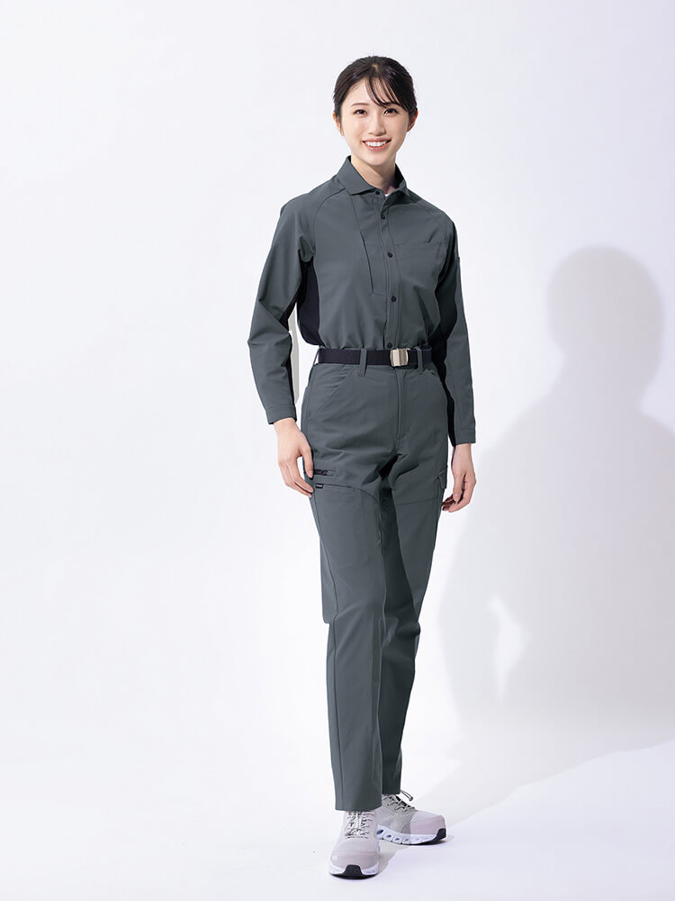 アイトス 作業服 タルテックス AITOZ TULTEX 長袖シャツ AZ-4235 SS-LL