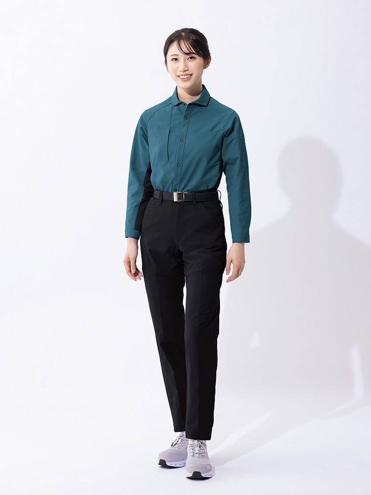 アイトス 作業服 上下セット タルテックス AITOZ TULTEX 長袖シャツ AZ