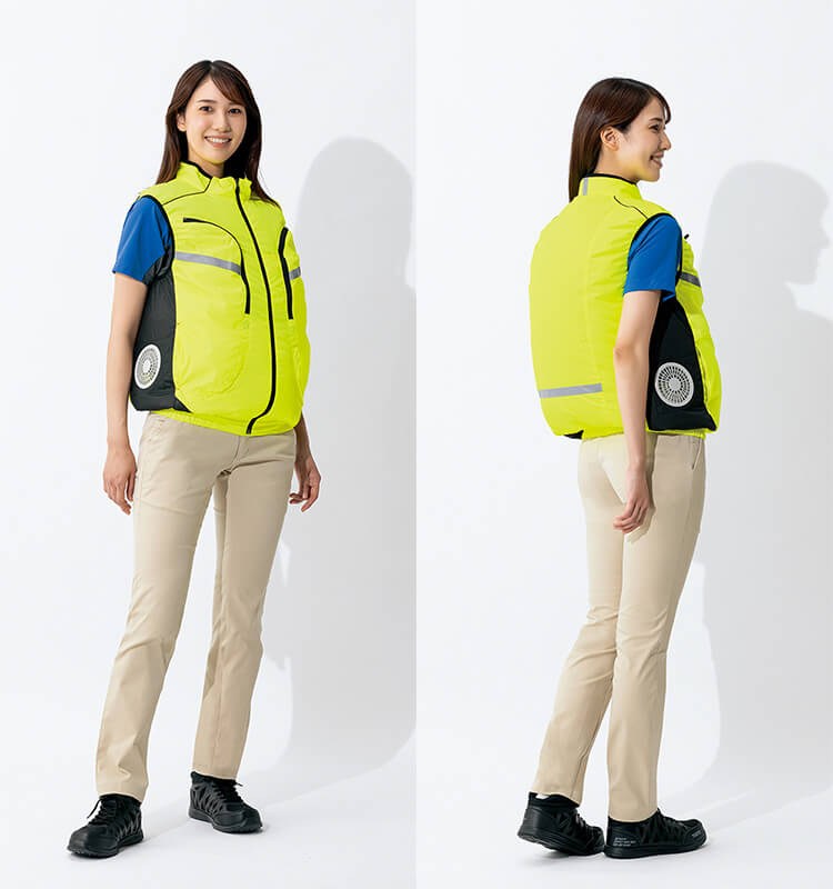 アイトス 作業服 タルテックス AITOZ TULTEX 空調服 ベスト 服単品 AZ