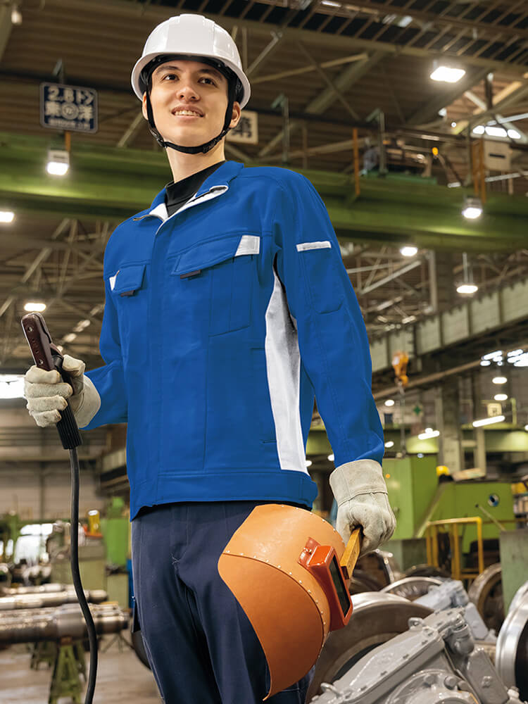 アイトス 作業服 AITOZ 長袖ブルゾン AZ-5101 6L 秋冬 綿100