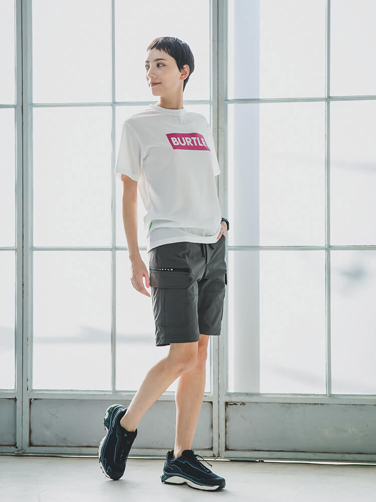 作業服 バートル BURTLE ショートカーゴパンツ 1027 SーXL 春夏 ストレッチ 吸汗速乾 作業着 ユニセックス メンズ レディース | BURTLE | 03