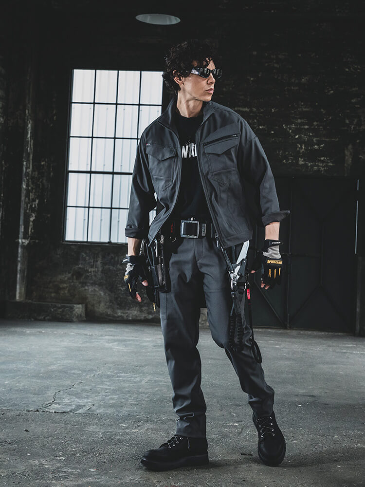 BURTLE（バートル） 作業服 カーゴパンツ 1912 S-3L 秋冬 ストレッチ