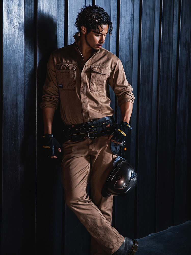 BURTLE（バートル） 作業服 上下セット 長袖シャツ 8035 M-3L