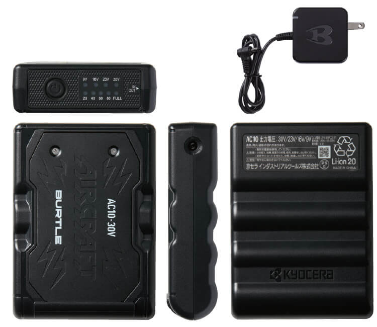 BURTLE（バートル） 【即日発送】2026 新型 30V バッテリー ファン