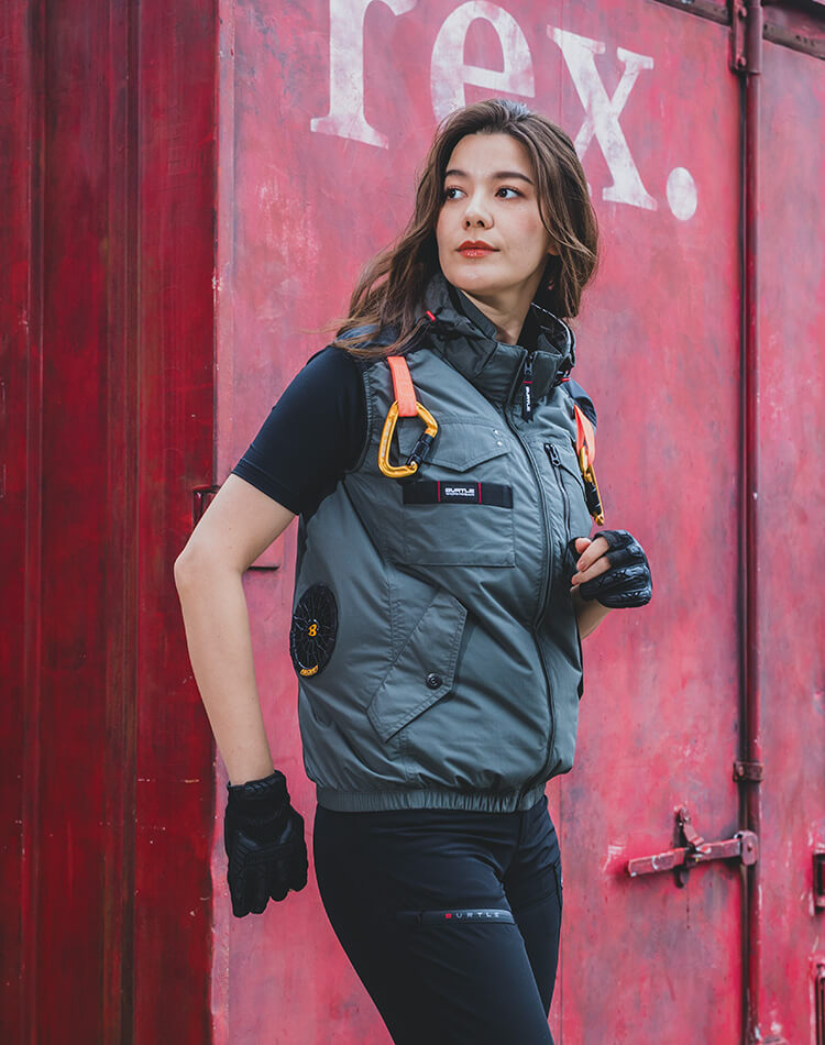BURTLE（バートル） エアークラフト ACタクティカルベスト 服単品