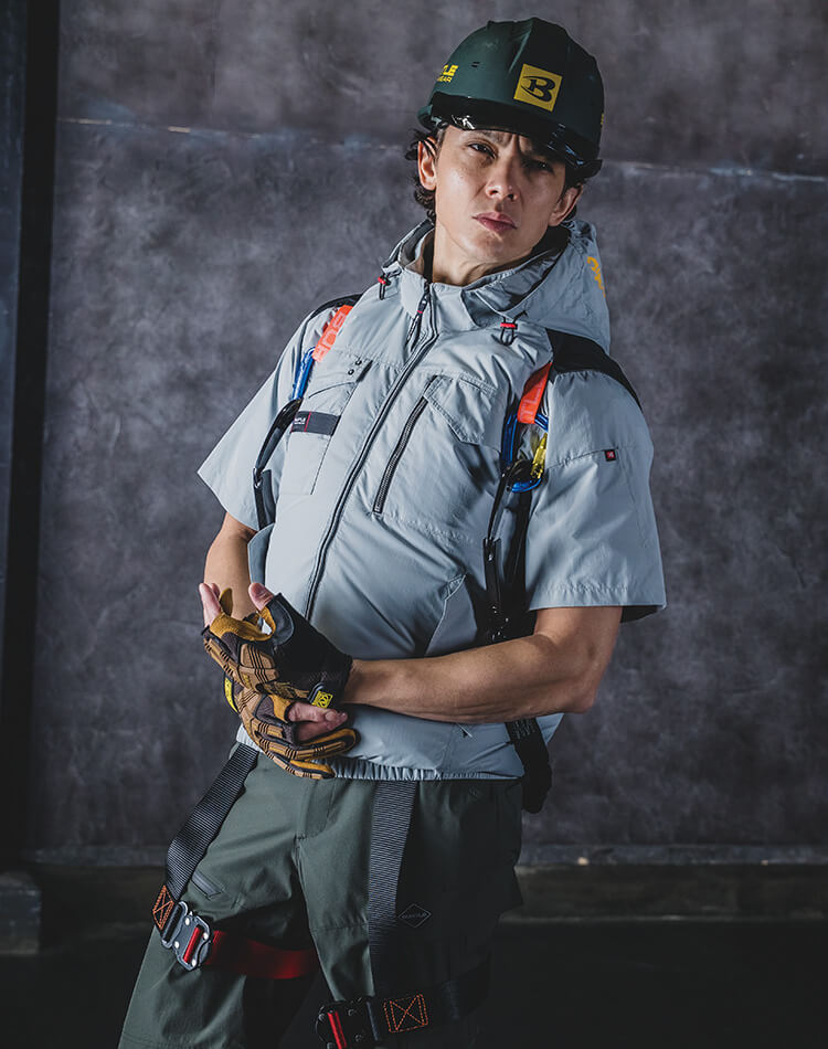 BURTLE（バートル） エアークラフト ACタクティカル半袖ブルゾン 服