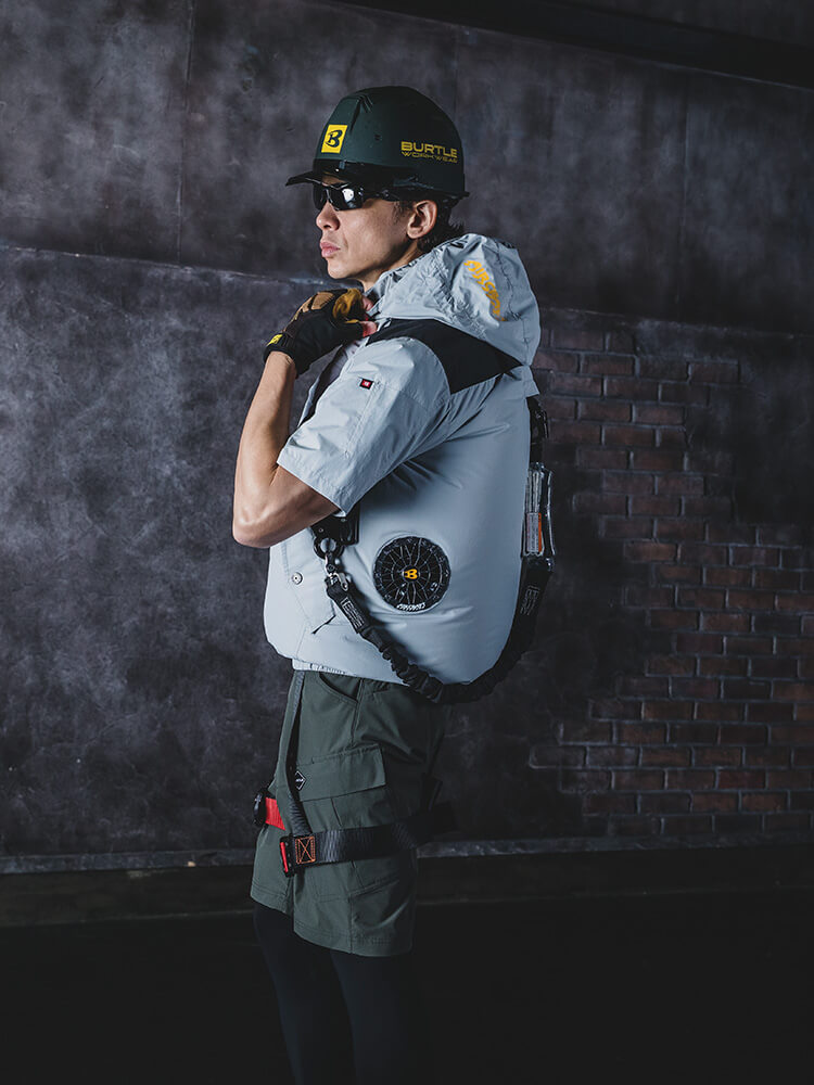 BURTLE（バートル） エアークラフト ACタクティカル半袖ブルゾン 服
