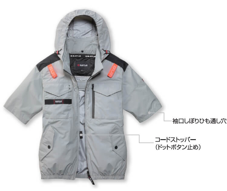 BURTLE（バートル） エアークラフト ACタクティカル半袖ブルゾン 服