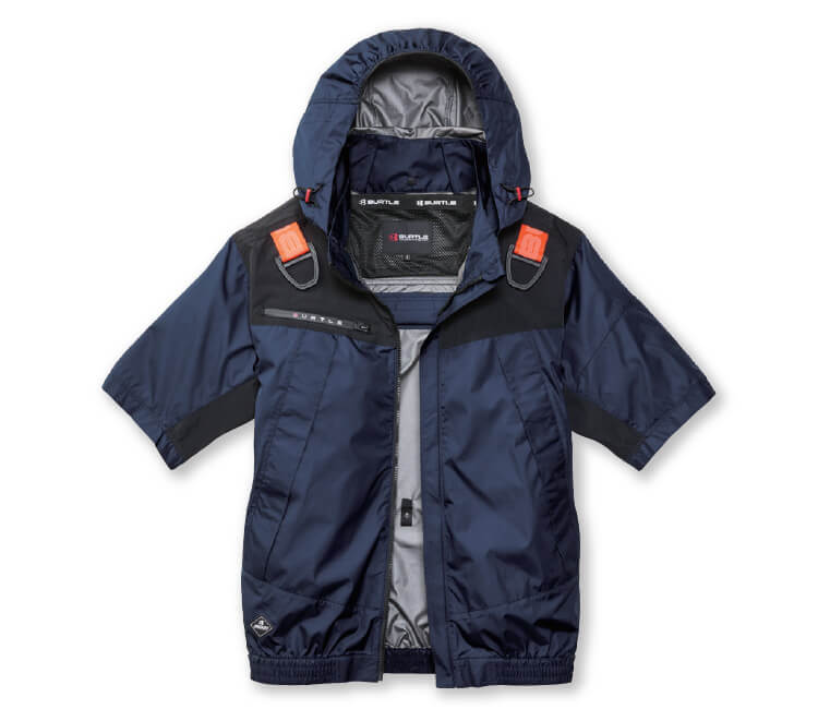 BURTLE（バートル） エアークラフト AC半袖ブルゾン 服単品 AC1196 S