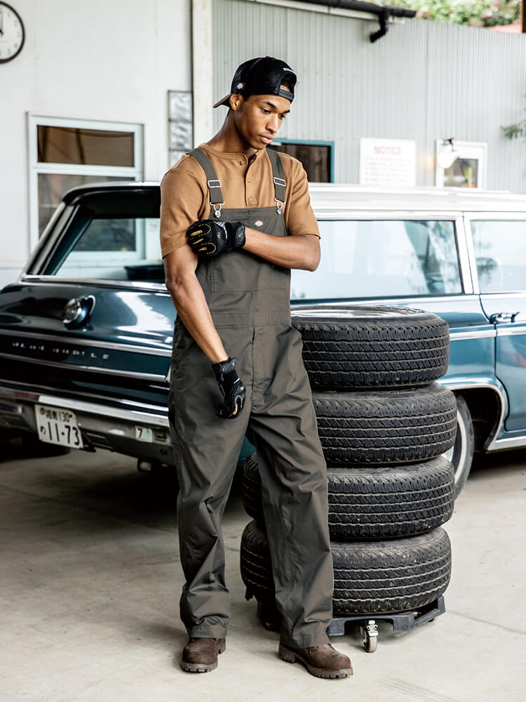 Dickies（ディッキーズ） 作業服 ライトT/Cストレッチ オーバーオール