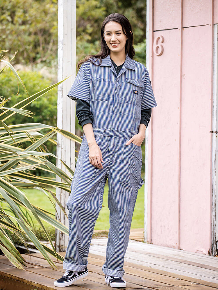 Dickies（ディッキーズ） 作業服 ライトストレッチヒッコリー 半袖