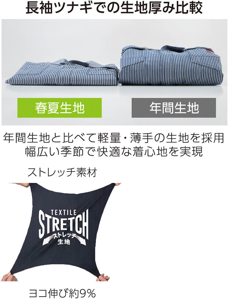Dickies（ディッキーズ） 作業服 ライトストレッチヒッコリー 半袖