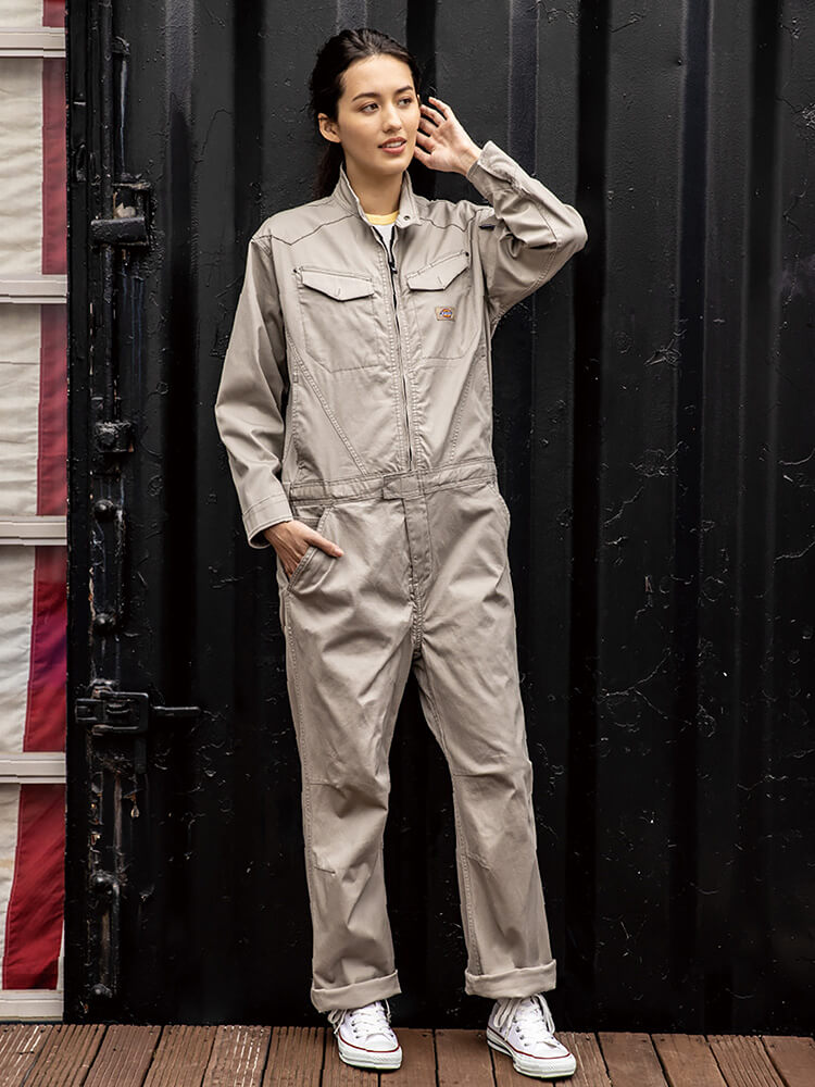 Dickies（ディッキーズ） 作業服 ストレッチヘリンボーンツナギ D-916