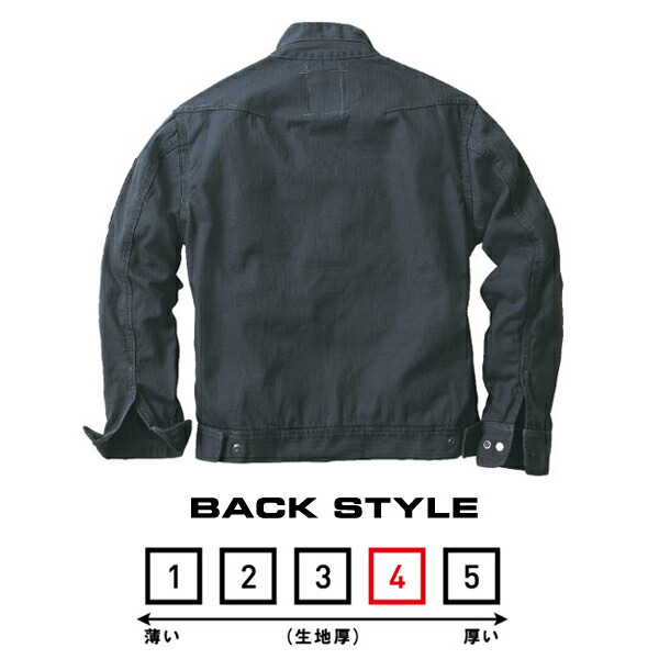 作業服 上下セット イーブンリバー EVENRIVER フィッシャーストライプ