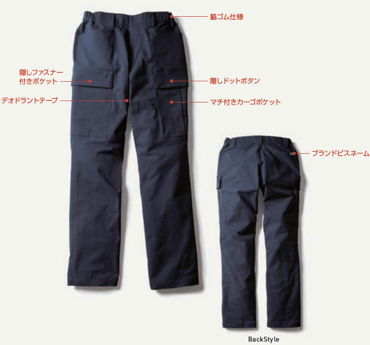 SOWA（ソーワ） 作業服 桑和 カーゴパンツ U7722-08 S-LL 通年 Uniform