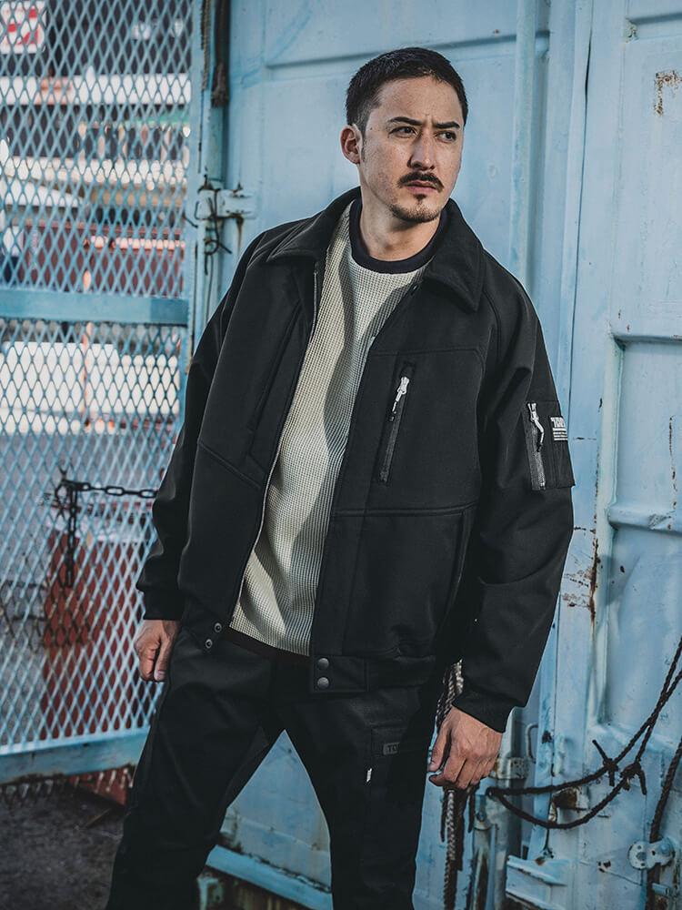 TORAICHI Cool Jacket Lサイズ 充電器付 寅壱 作業服 TORAICHI ボンディングパイロットジャンパー 2803-124 S