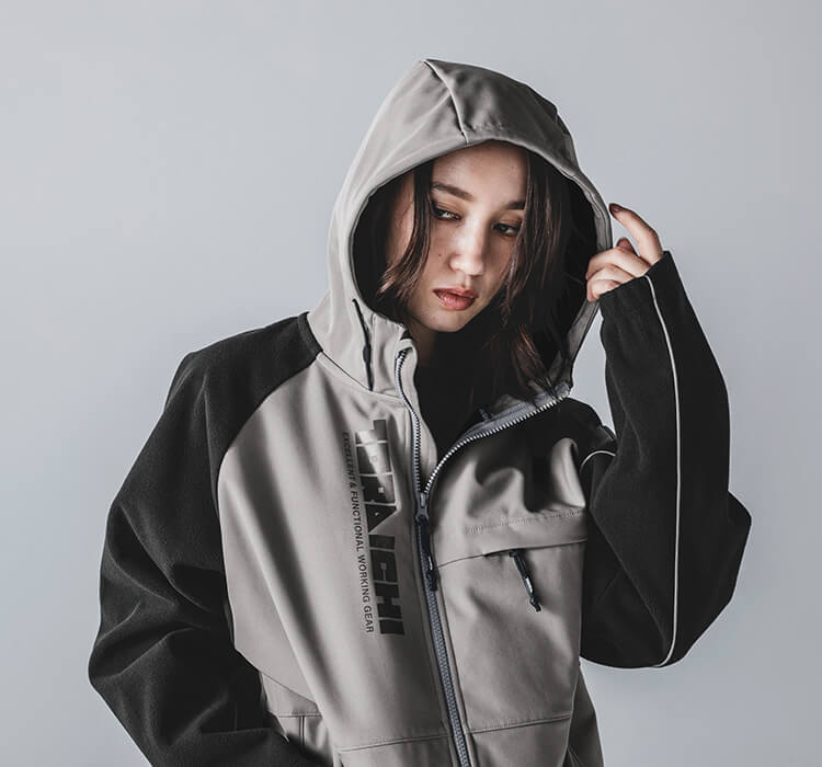 寅壱 作業服 TORAICHI ボンディングフルジップパーカー 7941-652 S-3L