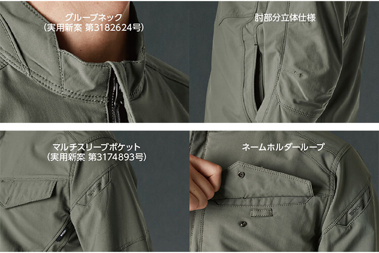 作業服 藤和 TS DESIGN エコハイブリッドダブルクロスジャケット 4616