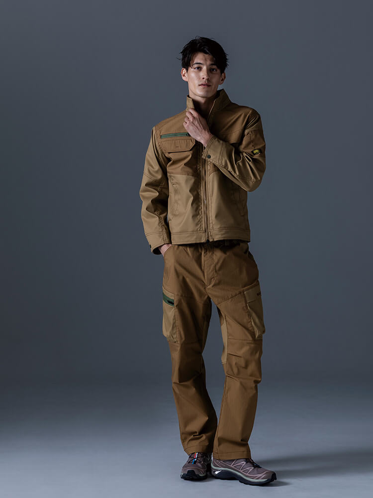 TS DESIGN 作業服 上下セット 藤和 ジャケット 55356 S-LL ＆ パンツ