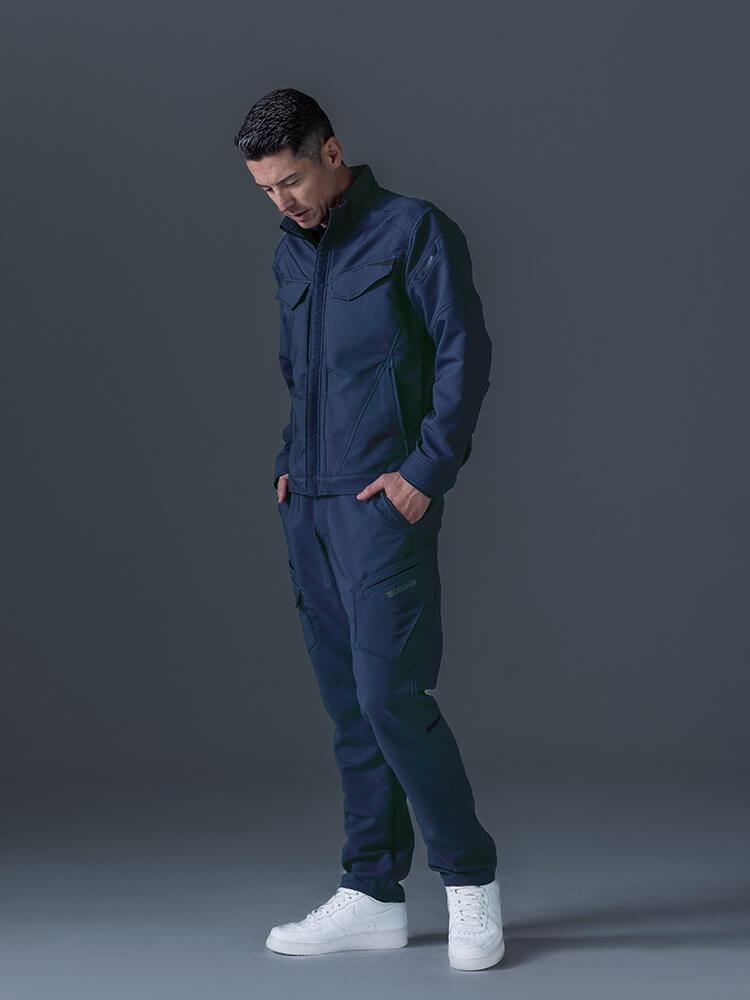 TS DESIGN 作業服 上下セット 藤和 ジャケット 7716 3L-4L ＆ カーゴ