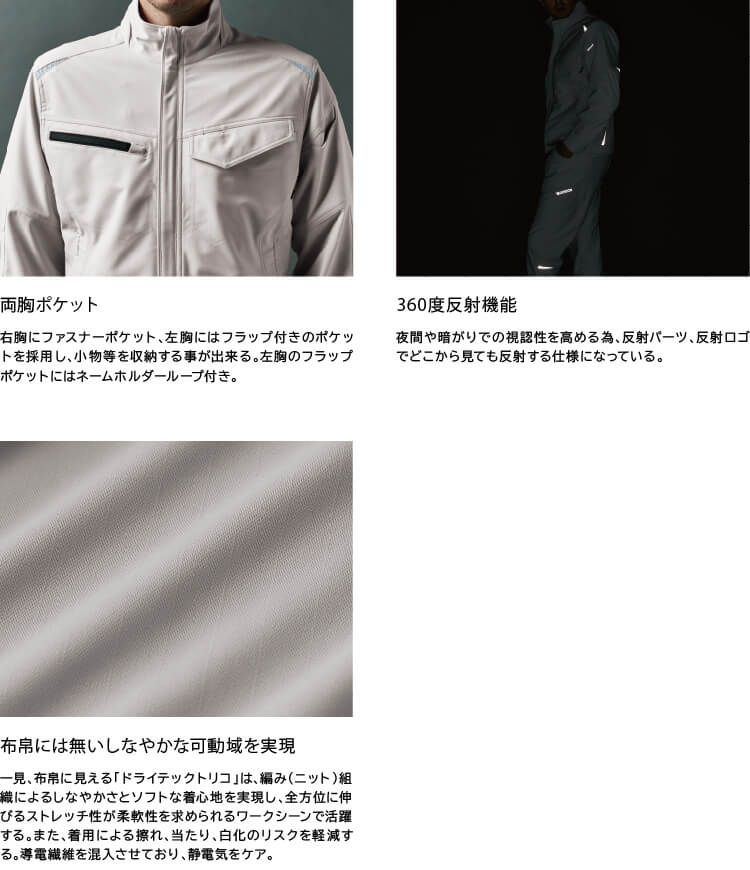 作業服 上下セット 藤和 TS DESIGN ジャケット 84656 3L-4L ＆ パンツ