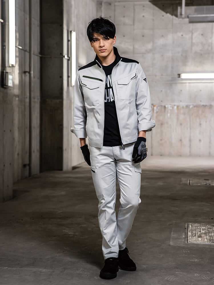 ジーベック（XEBEC） 作業服 上下セット ブルゾン 1520 SS-LL