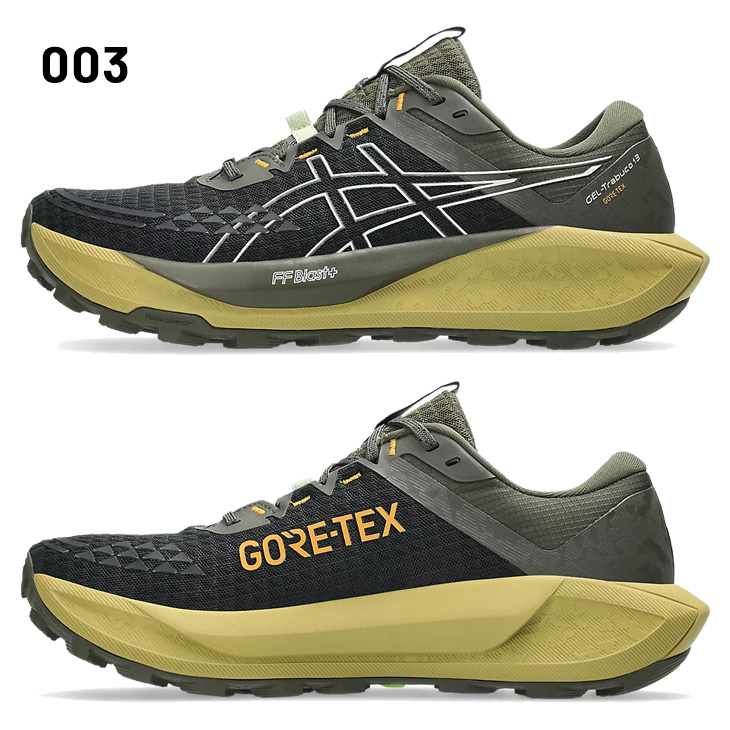 アシックス メンズ トレイルランニングシューズ 防水 スタンダードラスト 2E相当 asics GEL-TRABUCO 13 GTX ローカット GORE-TEX トレラン トレイルシューズ ランニング 多用途 スポーツシューズ 男性 運動靴 ブランド ゲルトラブーコ13GTX くつ/1011B978 ASICS（アシックス） メンズ トレイルランニングシューズ 防水
